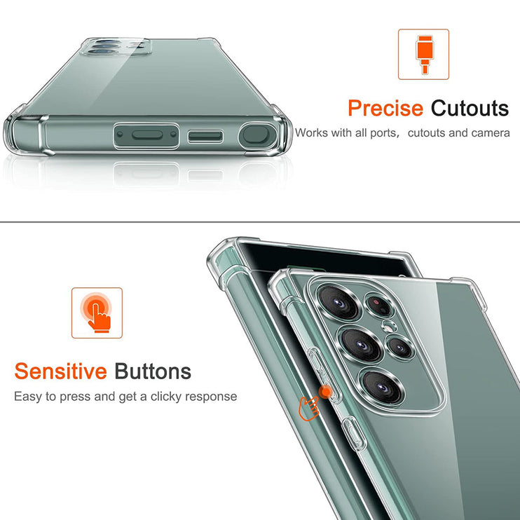 Coque Techsuit Silicone antichoc Samsung Galaxy S24 - Transparent