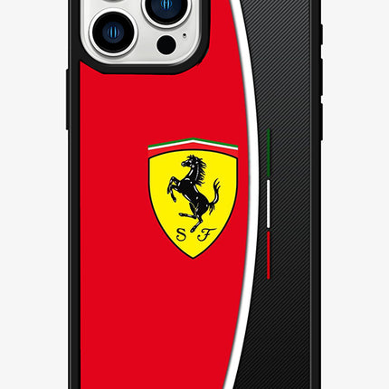 Coque iPhone personnalisée Logo Ferrari