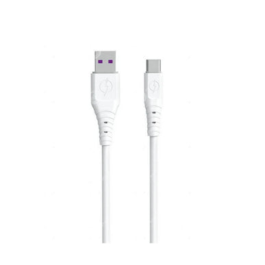 Câble USB Vers Type-C 6A 1 M Dudao Blanc (TGL3T)