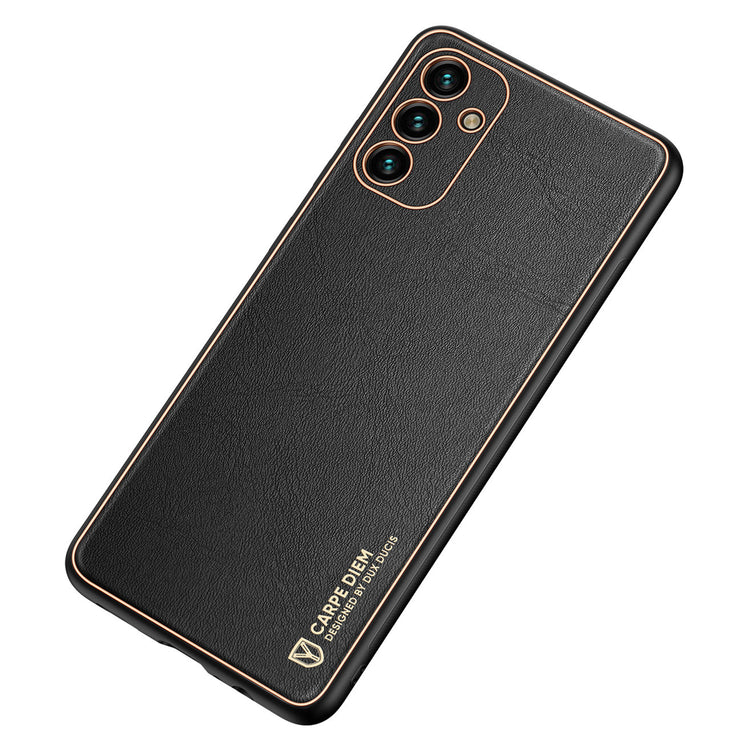Housse élégante Dux Ducis Yolo en cuir écologique pour Samsung Galaxy A13 5G noir