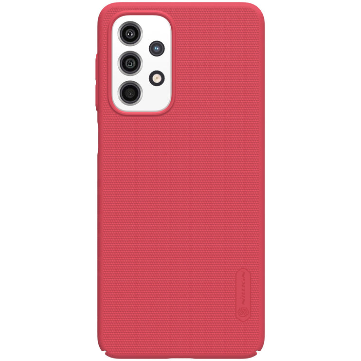 Coque renforcée Nillkin Super Frosted Shield coque Samsung Galaxy A33 5G rouge
