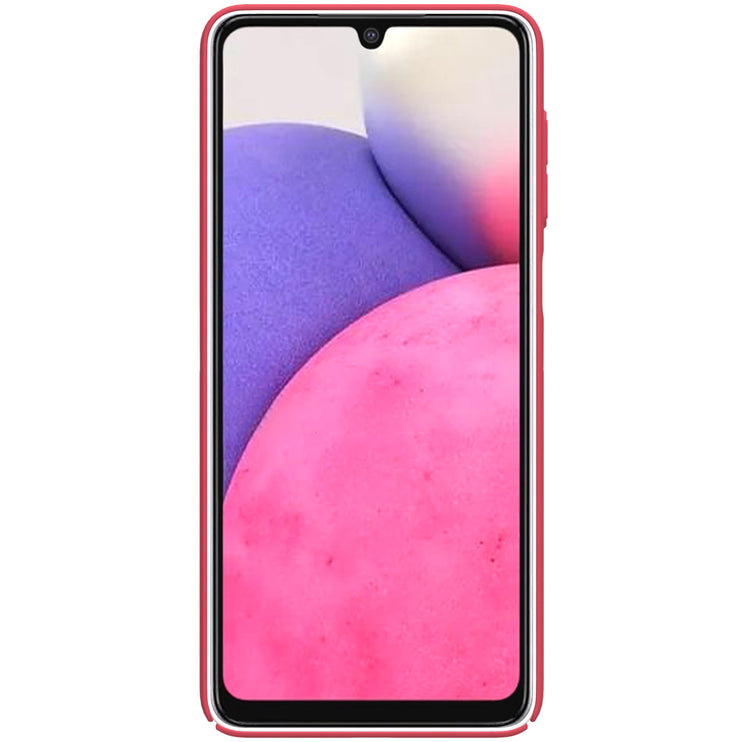 Coque renforcée Nillkin Super Frosted Shield coque Samsung Galaxy A33 5G rouge