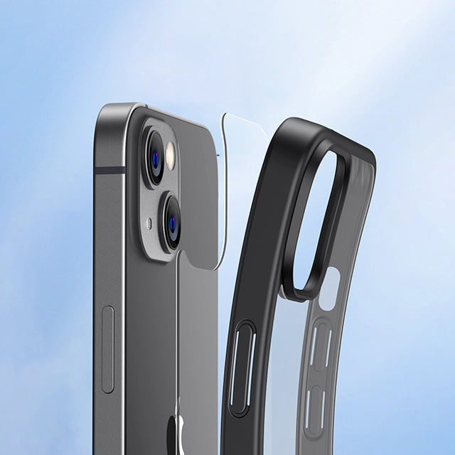 Coque iPhone 14 Plus protection améliorée Ugreen avec cadre en gel Classy Clear noir