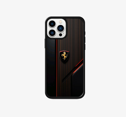 Coque iPhone Logo ferrari